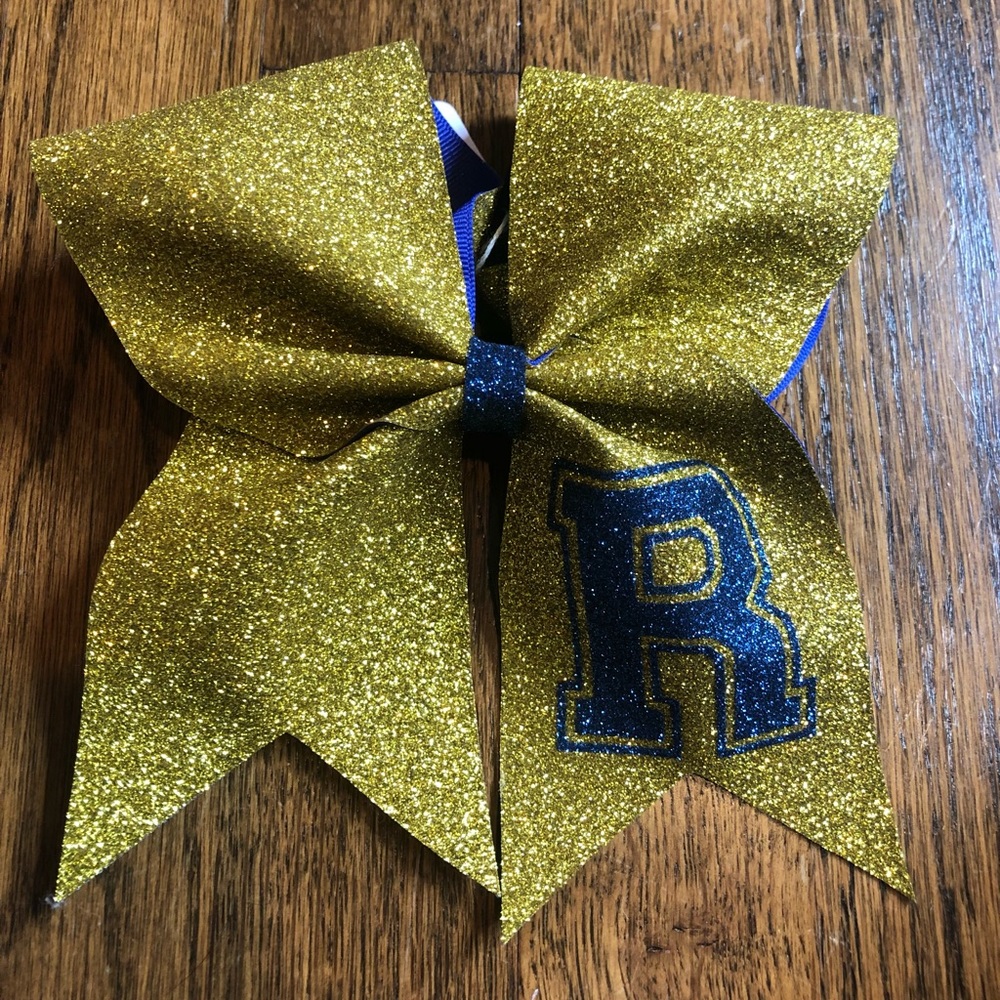 Handmade School Glittery Hair Bows - Picture 5 of 5
